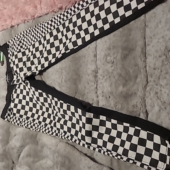Royal Bones checkered skinny jeans size. 5 - Picture 2 of 6